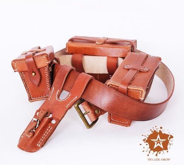 日本軍 弾薬盒 後期型 帯革 三十年式銃剣差 三八式歩兵銃 セット 未